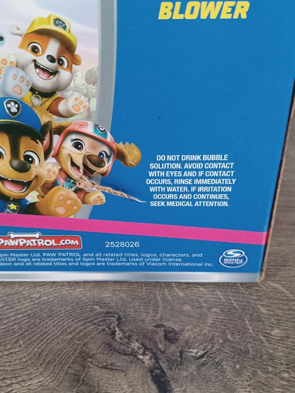 NIB Nickelodeon  PAW Patrol Skye No-Spill Blast-Off Bubble Blower Toy